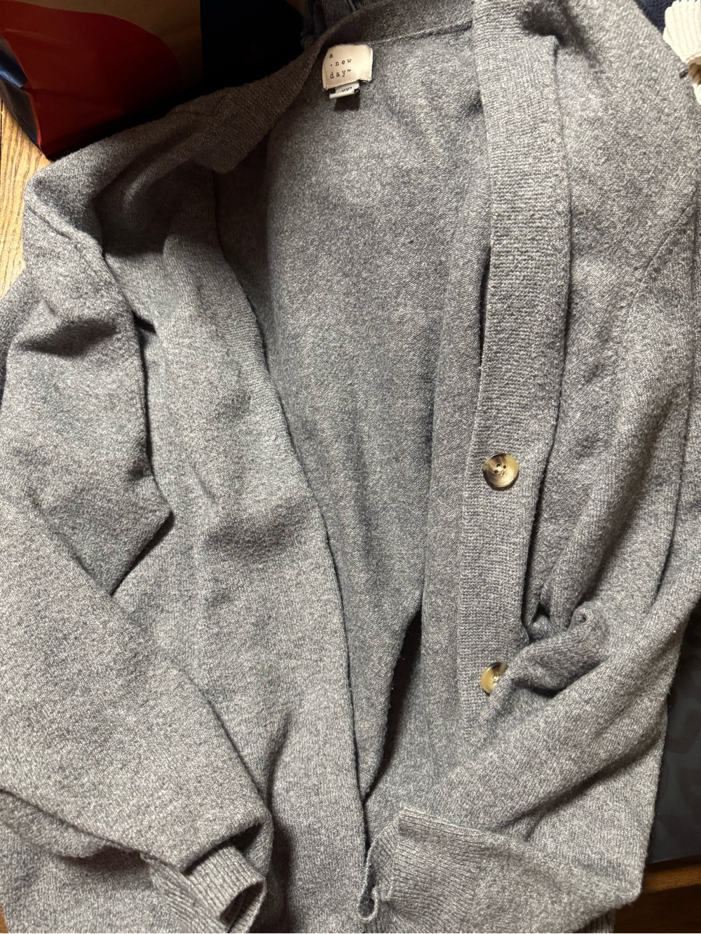 a new day Heather Gray Knit Cardigan